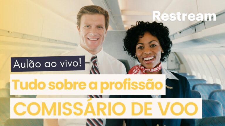 TUDO SOBRE A PROFISSÃO DE AEROMOÇA/COMISSÁRIO DE VOO! 🛫