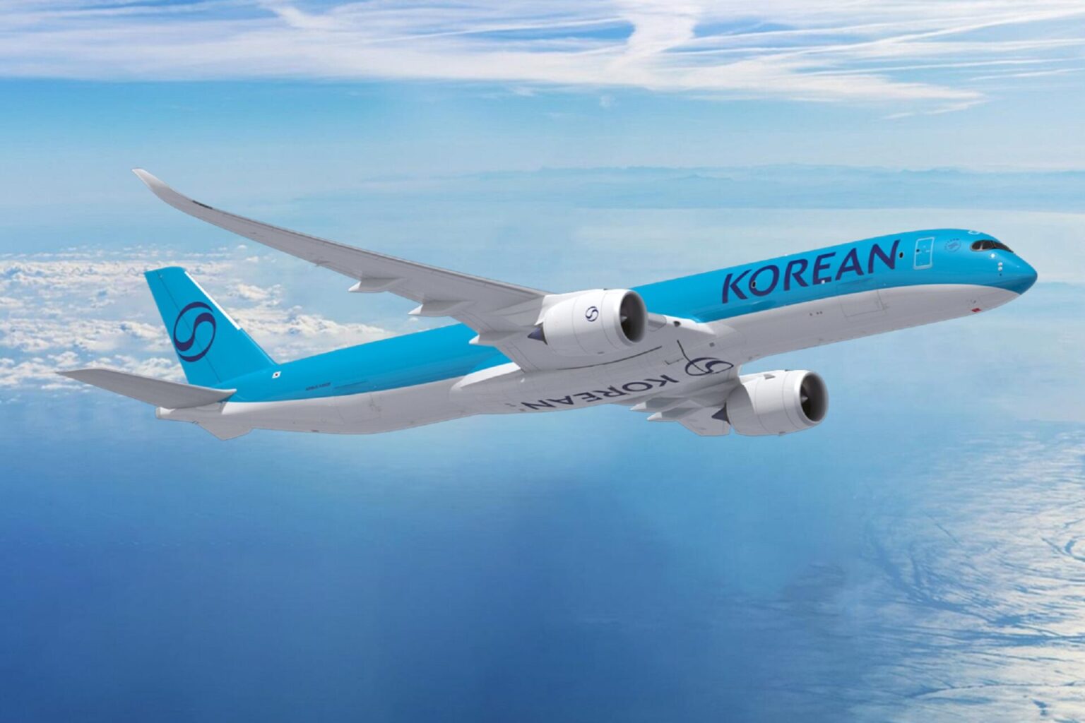 Korean Air transforma 7 pedidos de Airbus A350-1000 em novas aquisições do A350F
