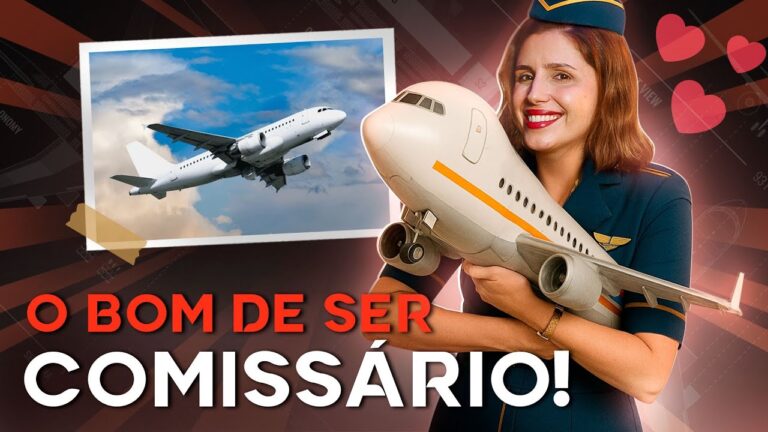 COMISSÁRIA DE VOO REVELA AS MELHORES VANTAGENS DE TRABALHAR NA AVIAÇÃO