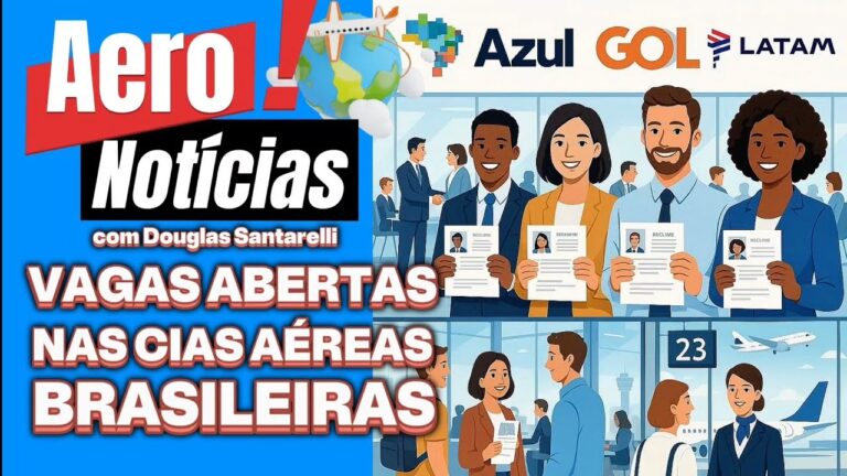 MOMENTO ESTRATÉGICO NA AVIAÇÃO COM MUITAS VAGAS ABERTAS.