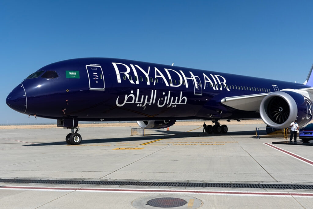 Riyadh Air Realiza com Sucesso seu Voo Inaugural de Passageiros entre Riyadh e Londres-Heathrow Riyadh Air Realiza com Sucesso seu Voo Inaugural de Passageiros entre Riyadh e Londres-Heathrow