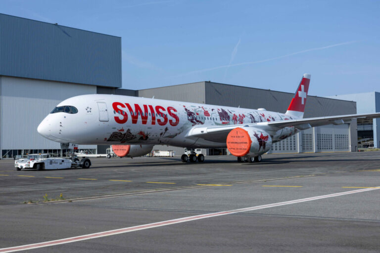 SWISS A350 Realiza seu Voo Inaugural Intercontinental para os EUA