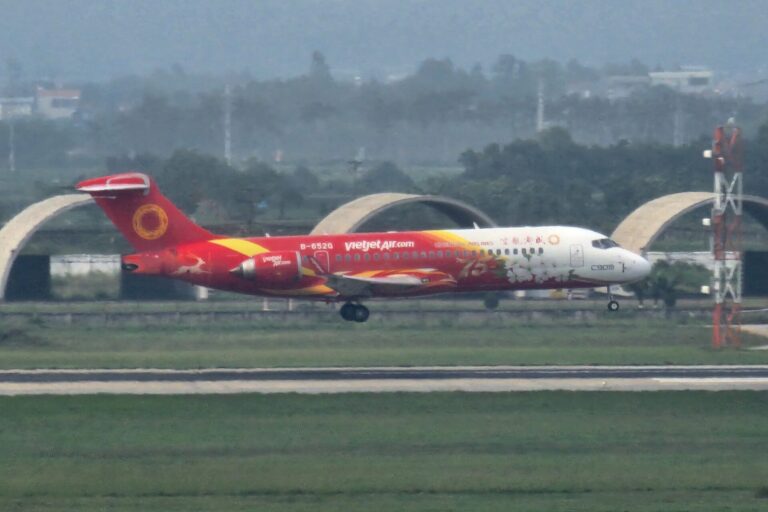 Vietjet Opta por Não Renovar Contrato de Wet Leasing com COMAC C909, Segundo Reuters