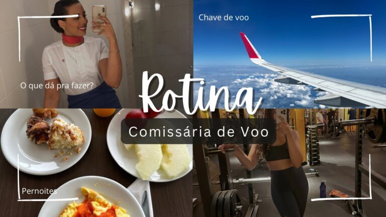 Rotina Comissária de bordo | 6 dias de pernoites, chave de voo, Como funciona?