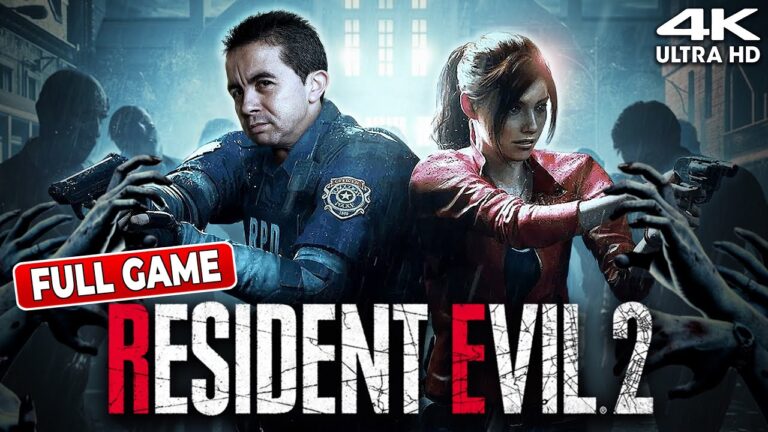 RESIDENT EVIL 2 REMAKE PC 4K | LEON A 🔵 NOITE DE TENSÃO! SOBREVIVER OU MORRER?