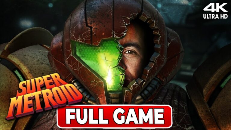 SUPER METROID SNES PC 4K! DESAFIO! ATÉ ZERAR! 🚀👽