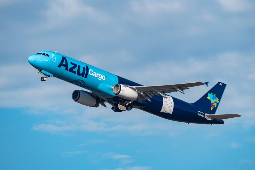 Azul Cargo Rotas Brasil Chile cargueiro