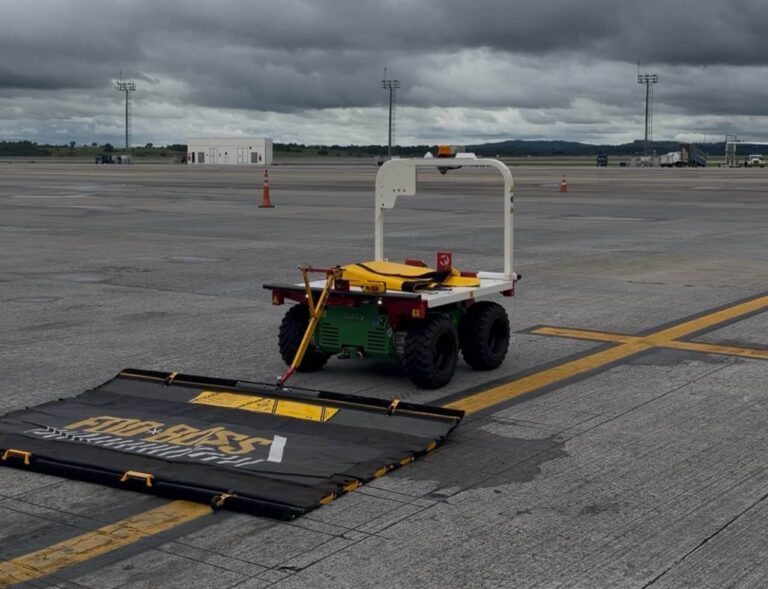 Robô operação BH Airport Aeroporto de Confins