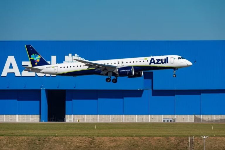 Azul voos Confins Uruguai Montevidéu Embraer E2