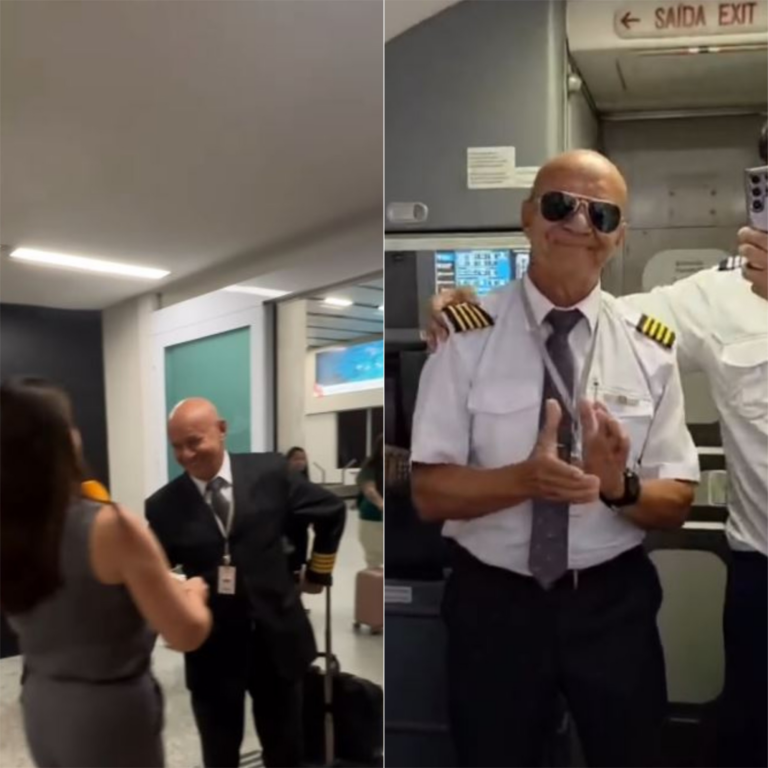 Homenagem Emocionante: Piloto Realiza Último Voo Após Uma Fulgurante Carreira de 50 Anos